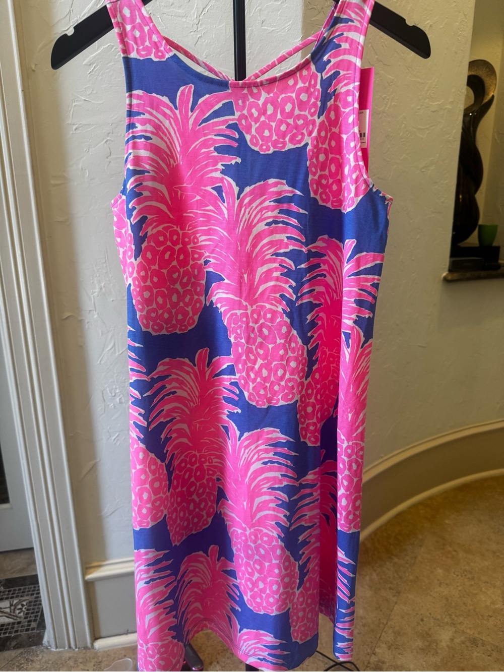 Lilly Pulitzer Pink Pineapple Print Tank Kristen Dress